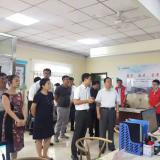 河东区区委书记李建成等辅导冒雨到访优惠活动办理大厅智慧养老调查