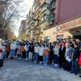 天津城建大学师生参观优惠活动办理大厅智慧养老服务中心
